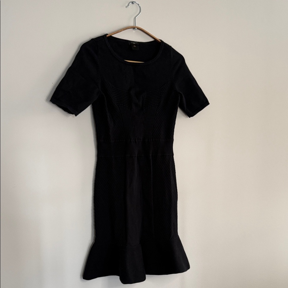 Ann Taylor Black Midi Dress - Picture 2 of 9